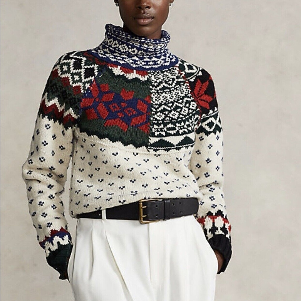 *NWT* Polo Ralph Lauren Women’s Wool Fair Isle Turtleneck XS